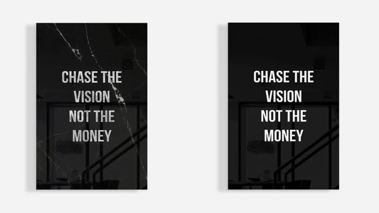 Chasing the Vision, Not the Money: The Key to Finding Purpose and Fulfillment in Life