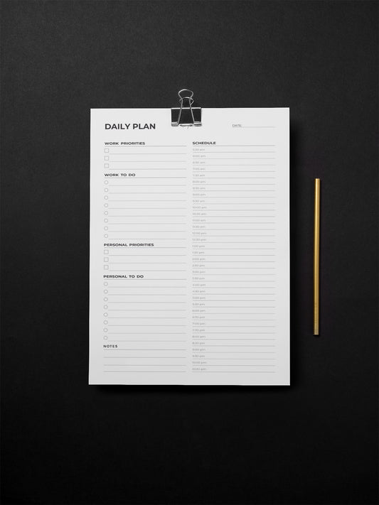 Home-Office Planner Bundle - Daily,Weekly, Monthly