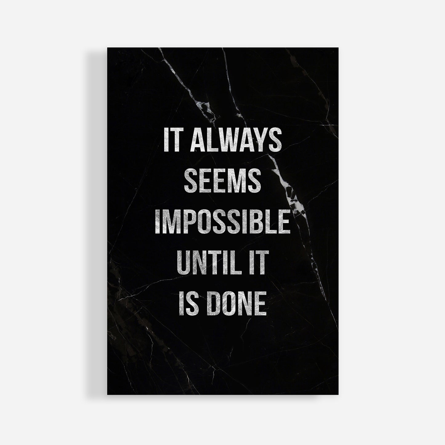 IMPOSSIBLE UNTIL DONE