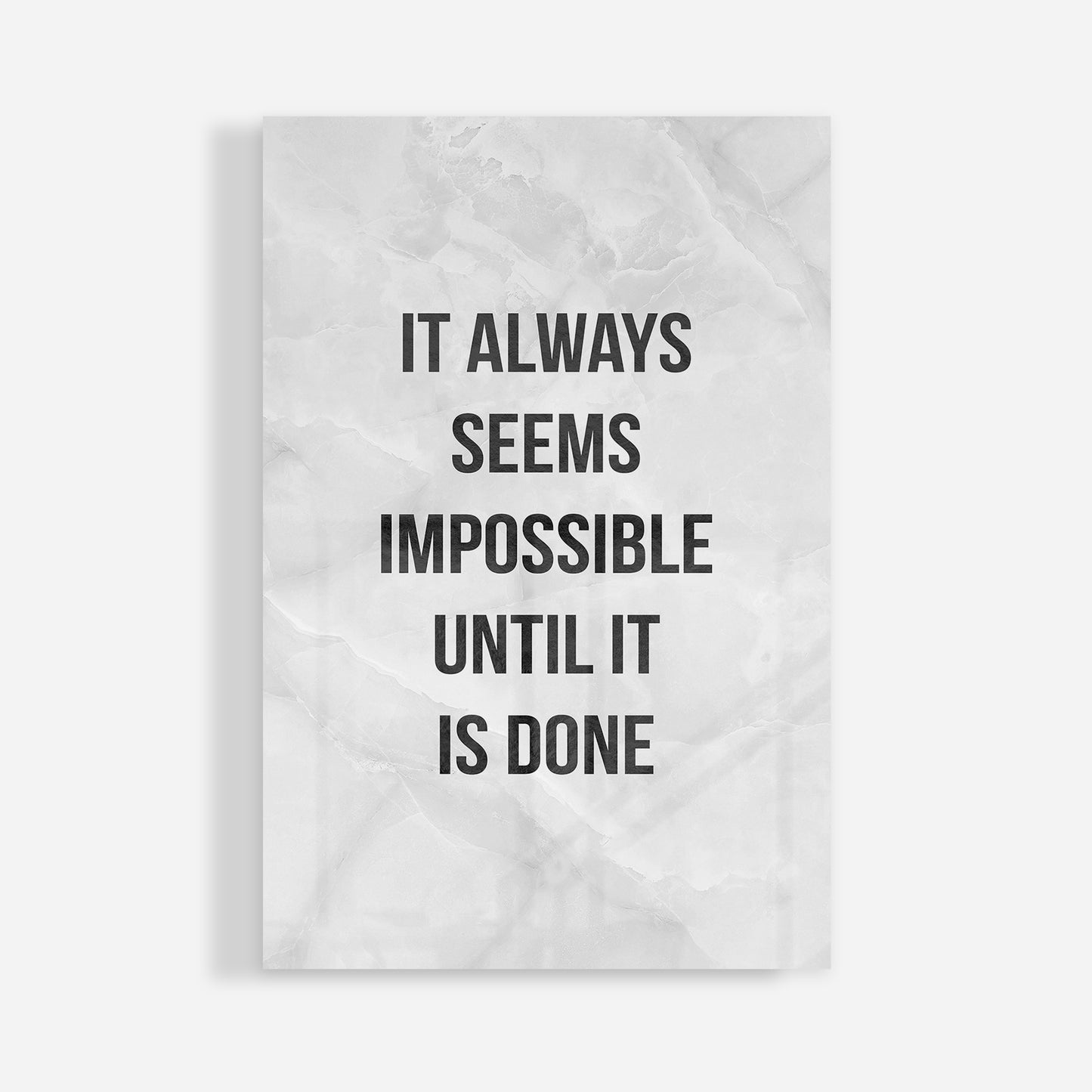 IMPOSSIBLE UNTIL DONE