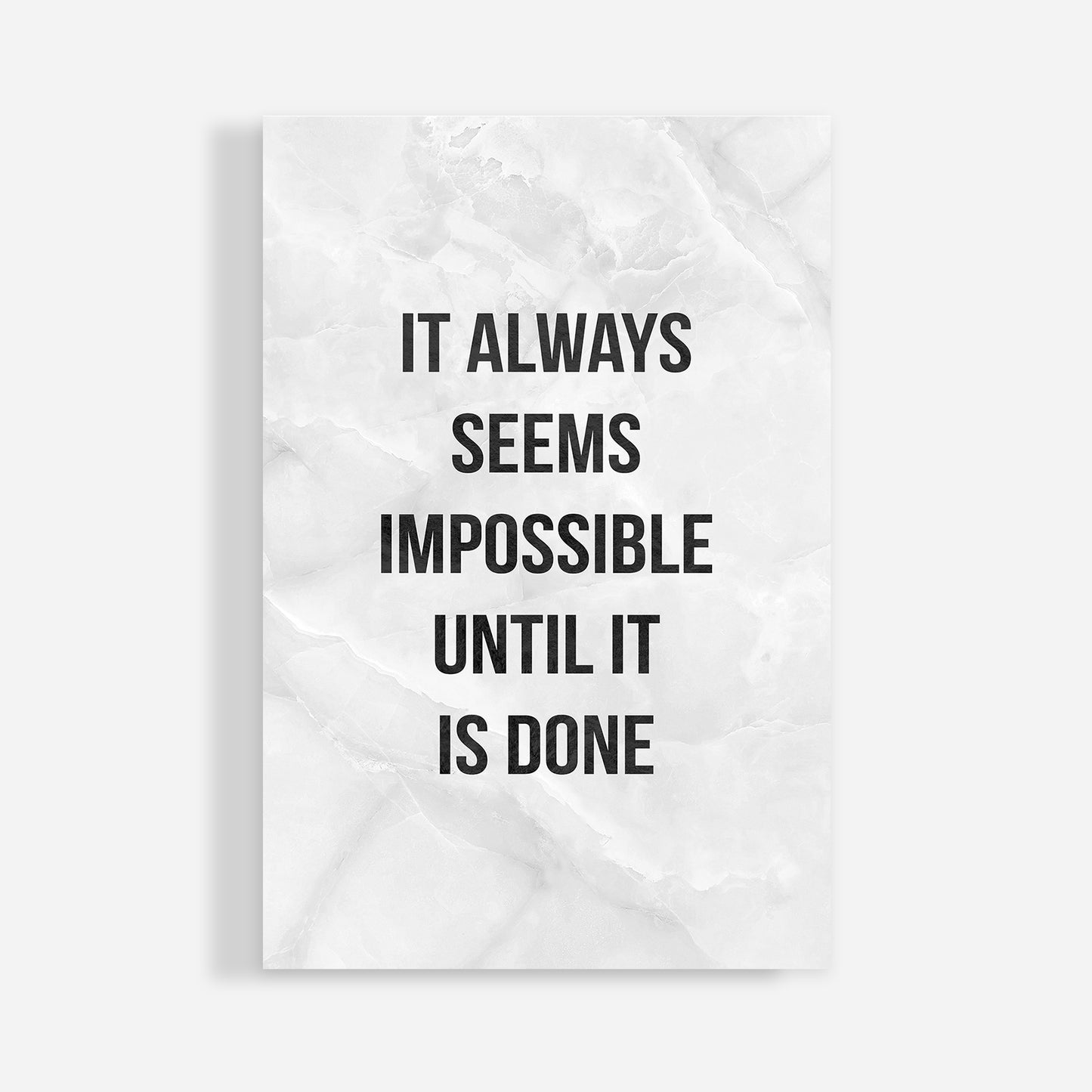 IMPOSSIBLE UNTIL DONE