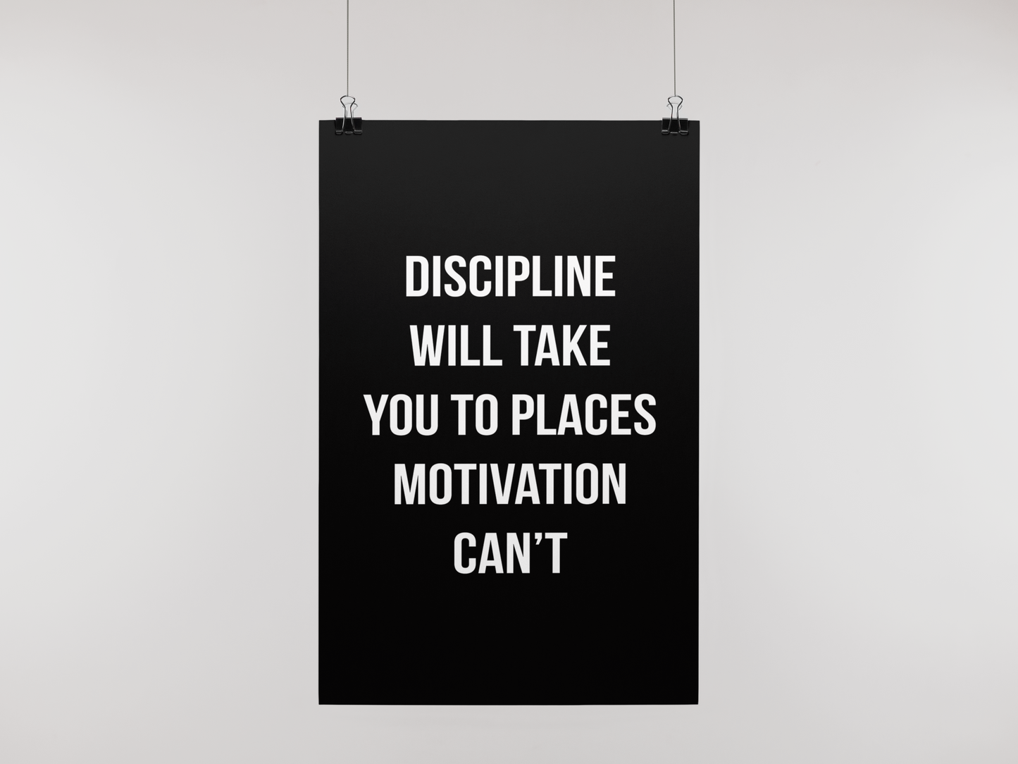 DISCIPLINE - POSTER