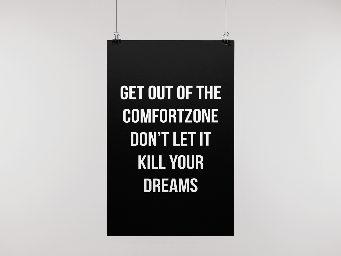 OUT OF COMFORTZONE - POSTER