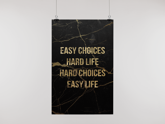 EASY CHOICES - POSTER