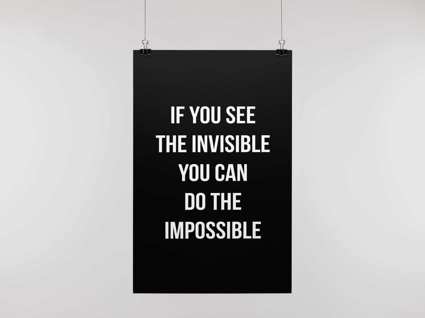 INVISIBLE IMPOSSIBLE - POSTER