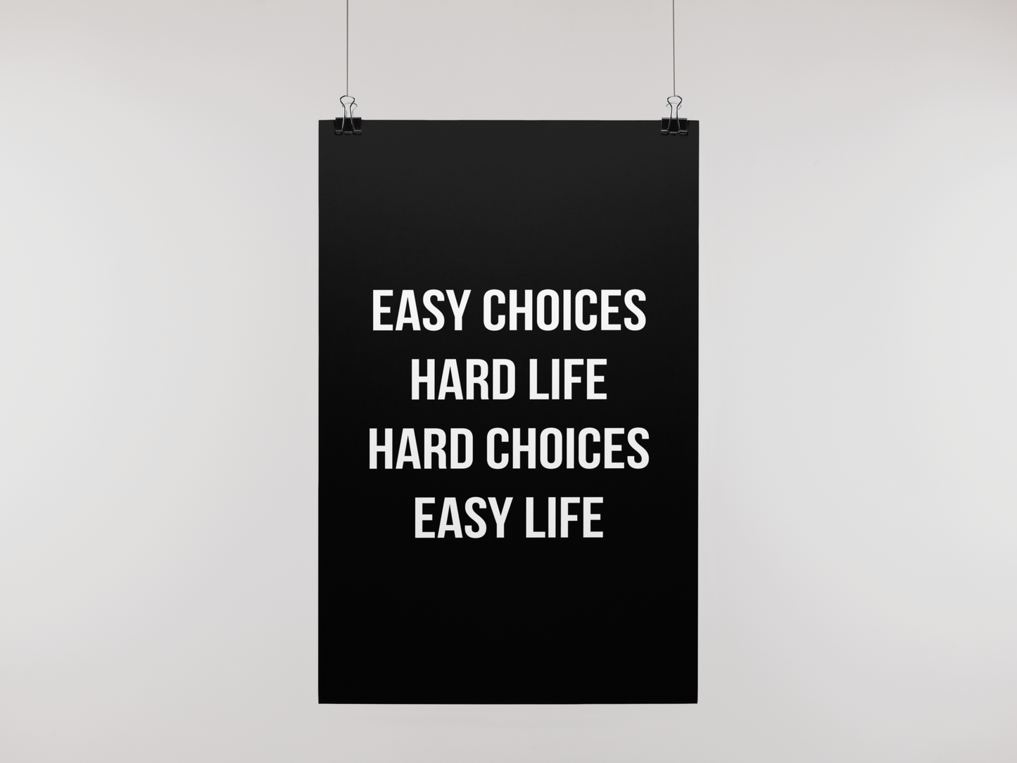 EASY CHOICES - POSTER