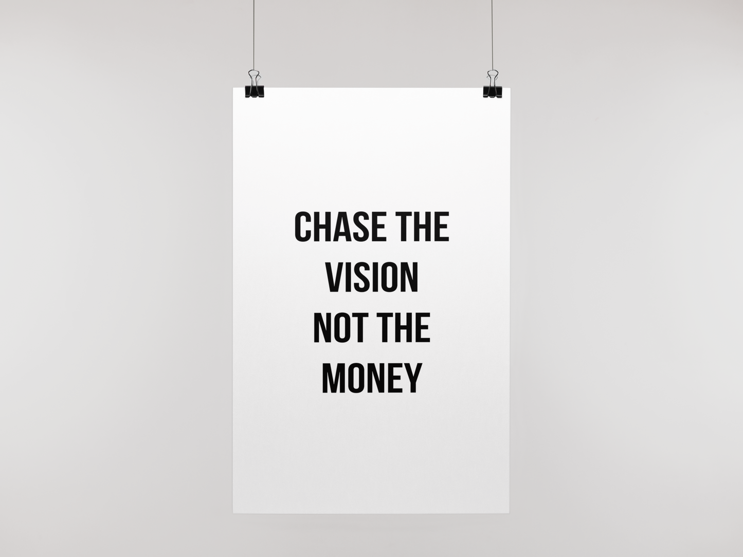 CHASE THE VISION - POSTER