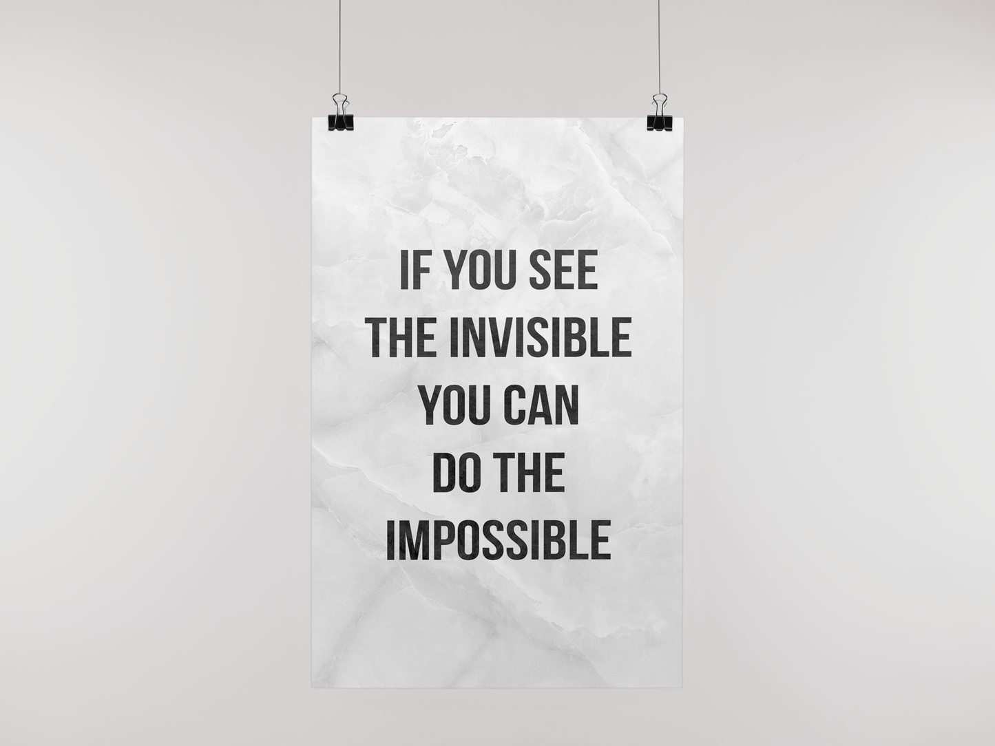 INVISIBLE IMPOSSIBLE - POSTER