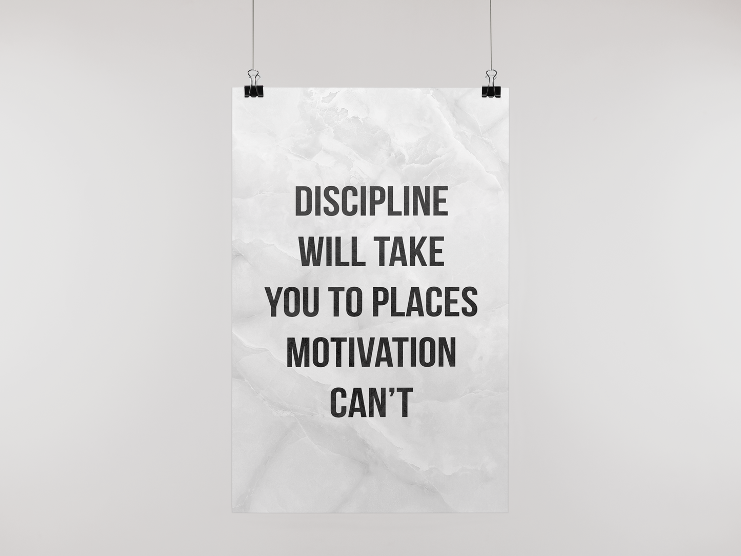 DISCIPLINE - POSTER