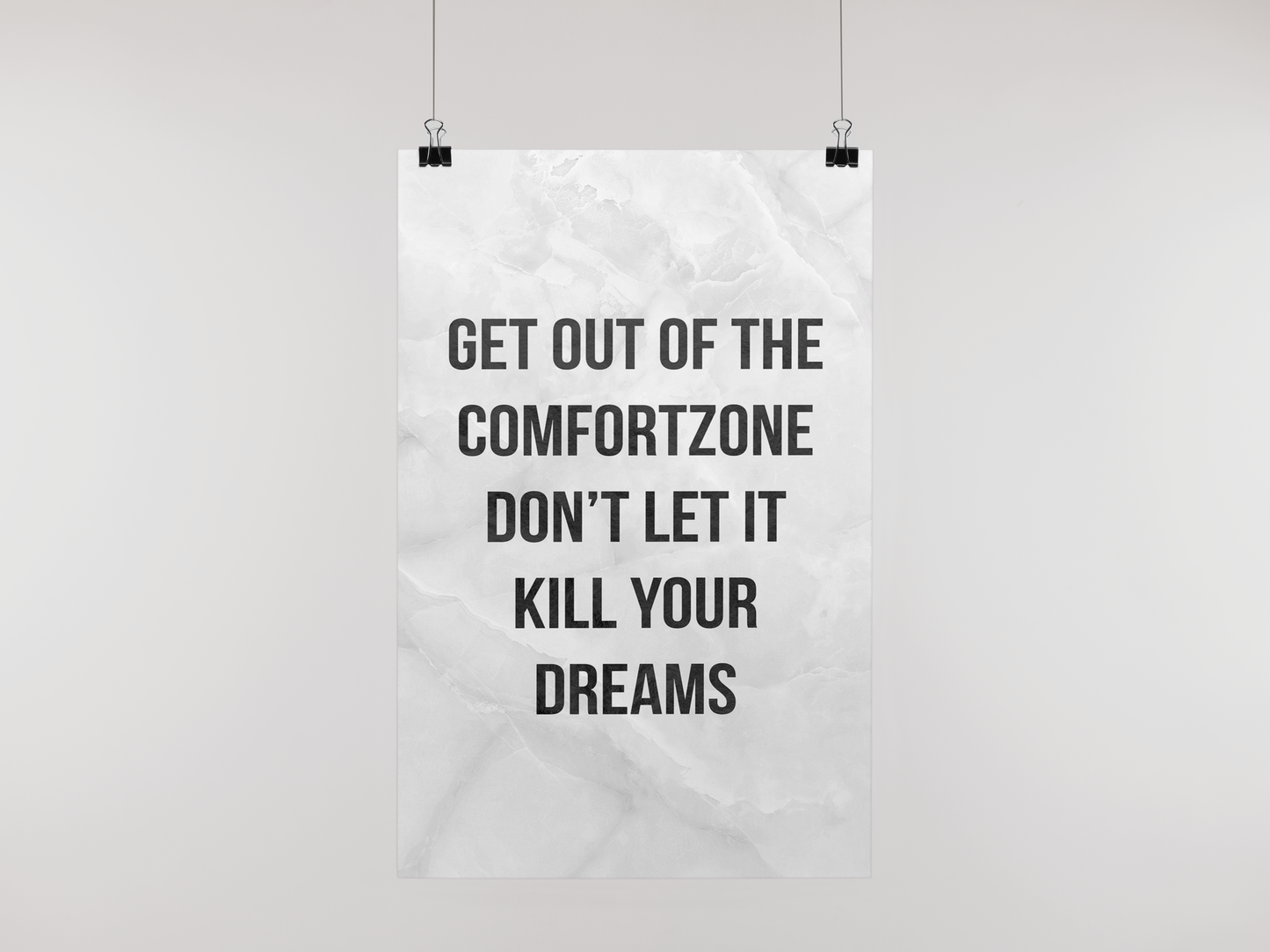 OUT OF COMFORTZONE - POSTER