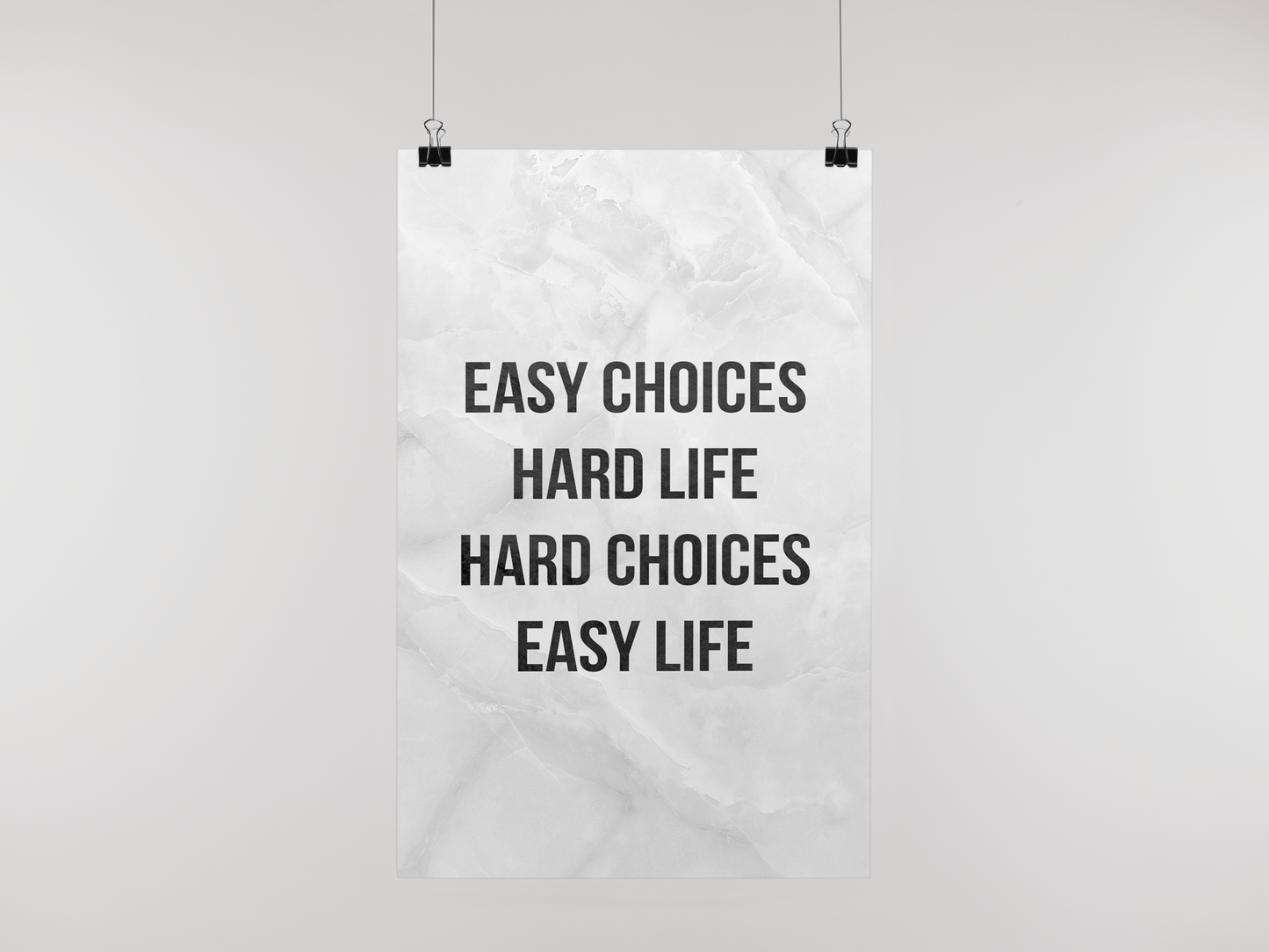 EASY CHOICES - POSTER