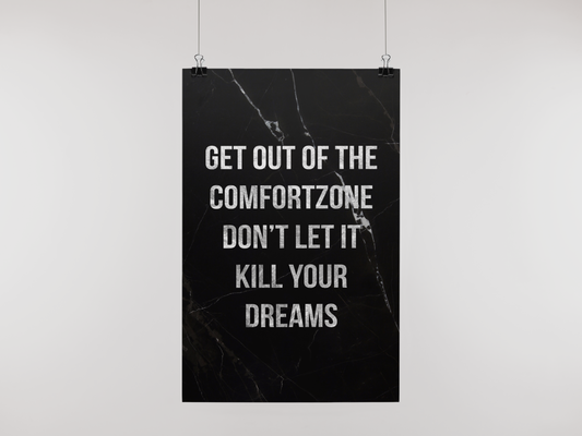 OUT OF COMFORTZONE - POSTER